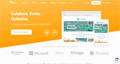 Desktop Screenshot of es.mailjet.com