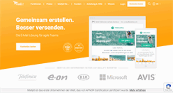 Desktop Screenshot of mailjet.de