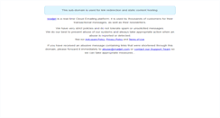 Desktop Screenshot of 3p6.r.mailjet.com